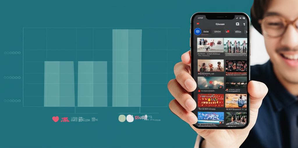 유튜브 '인기 급상승 동영상' 폐지 후 개인화된 추천 영상이 화면을 가득 채우고 있는 스마트폰을 보여주는 이미지. 사용자의 다양한 취향을 반영하는 다채로운 썸네일이 눈에 띄며, 구식의 '인기 급상승' 그래프는 배경에 희미하게 처리되어 변화를 시각적으로 강조한다.